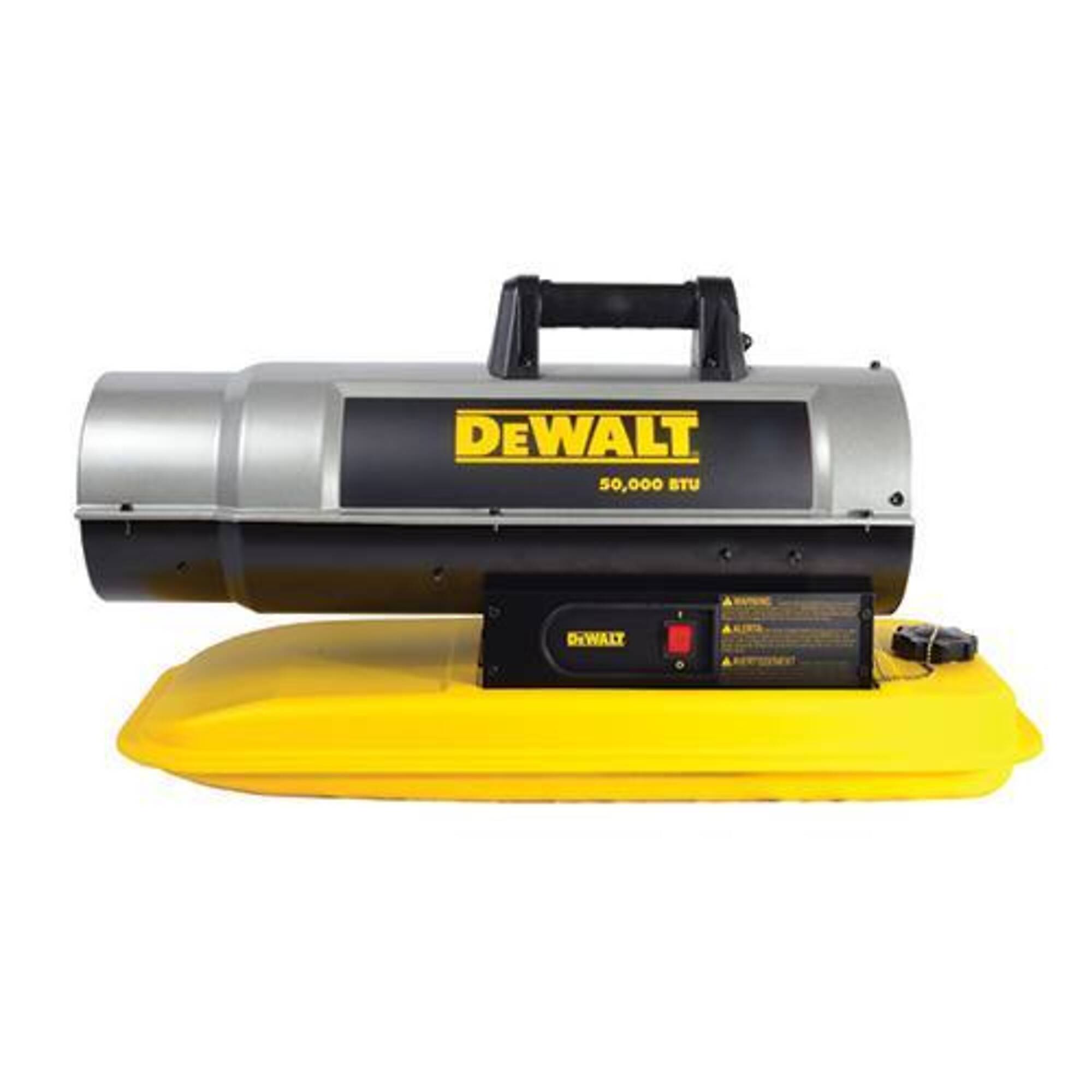 DEWALT, Forced Air Kerosene Job Site Heater, Fuel Type Propane, Max. Heat Output 50000 Btu/hour, Model# F340670